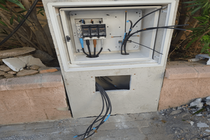 Instalación cuadro alta tensión